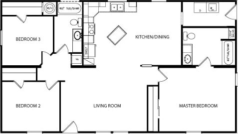 The bay view ii 28483a floor plan home features