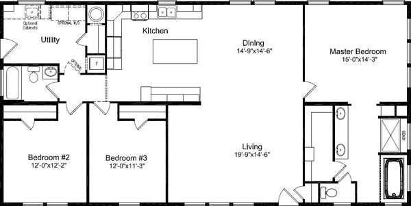 Diamond peak floor plan home features