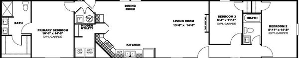 Blazer 76 p floor plan home features