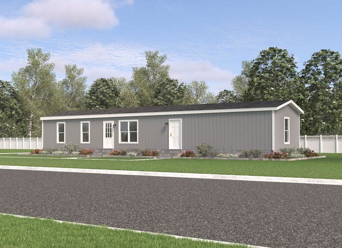 Landmark 16663c hero, elevation, and exterior home features