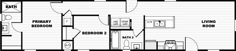 Respect floor plan home features