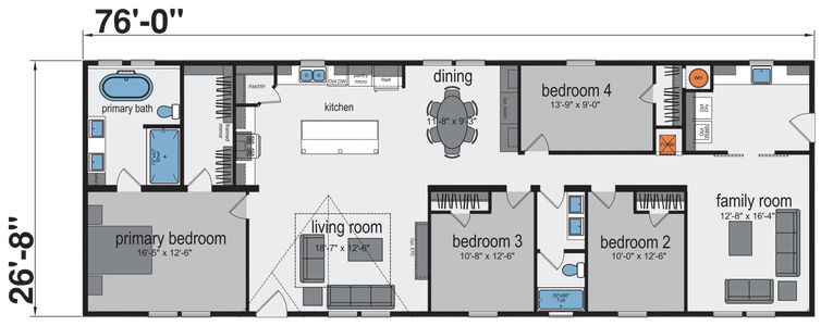 Cairo floor plan home features