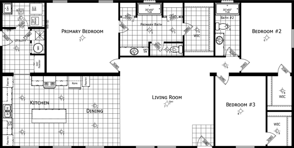 Noble 3260h09 floor plan home features