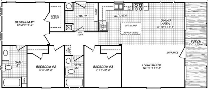 Canyon lake 24563p floor plan home features