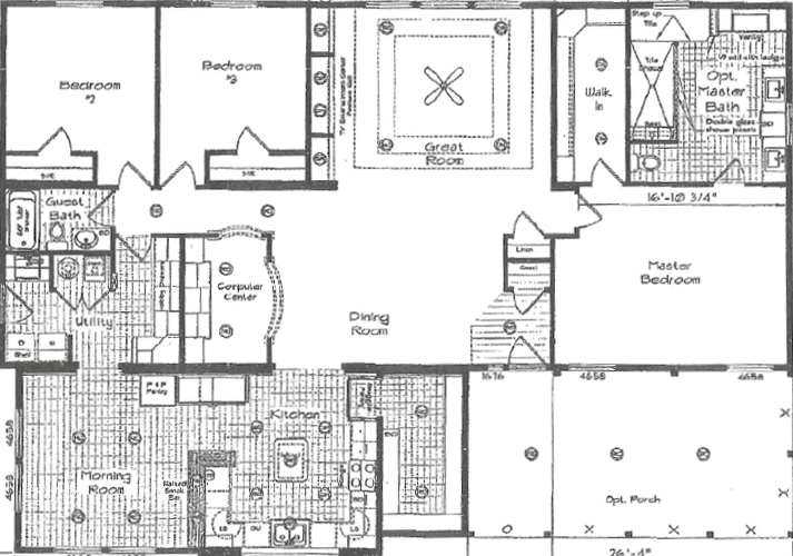 Grand Manor 6012-3 Floor Plan