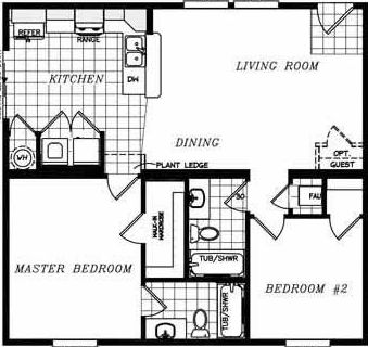 Karsten k3032a floor plan home features