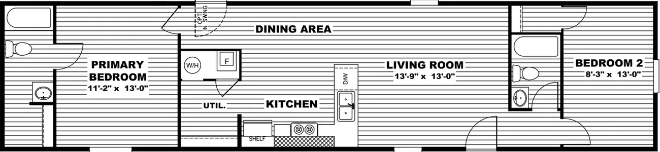 Delight floor plan home features