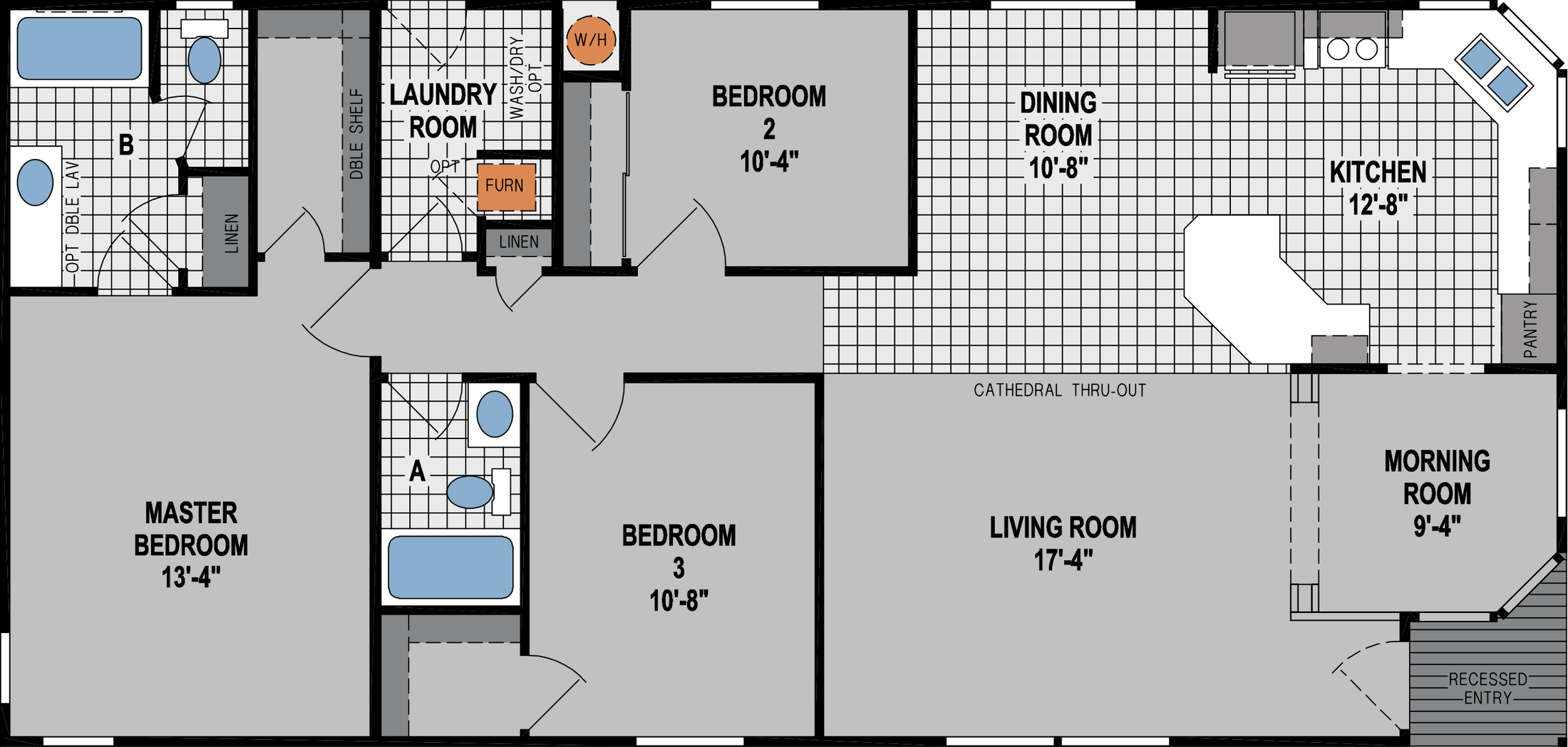 Amber Cove K711CT Floor Plan