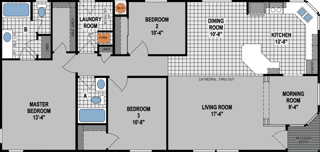 Amber cove k711ct floor plan home features