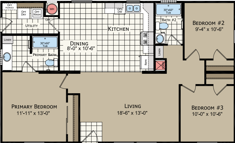 AF2844C Floor Plan