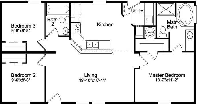 Phoenix dream 24442b floor plan home features