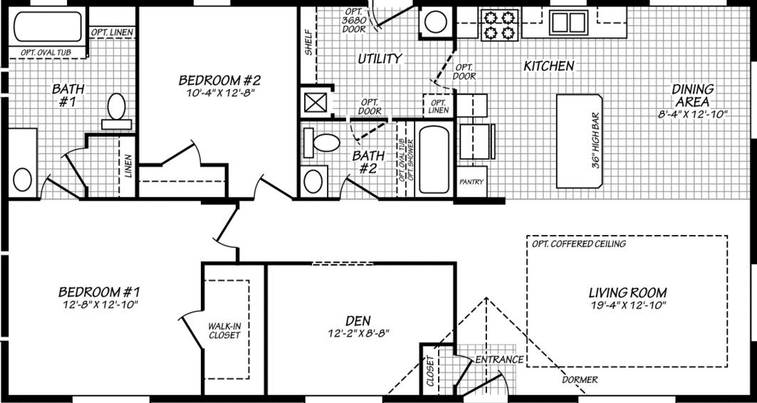 Evergreen 28502E Floor Plan