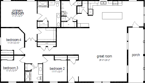 Hillcrest g971 floor plan home features