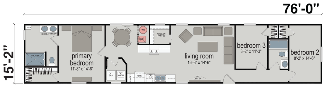 Sierra floor plan home features