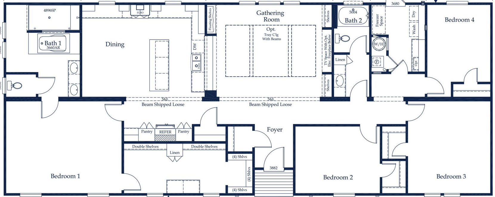 Helicon 3 floor plan home features