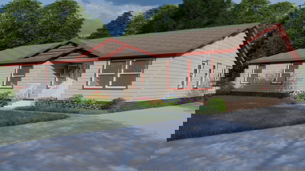 Majestic collection 9593-s hero, elevation, and exterior home features