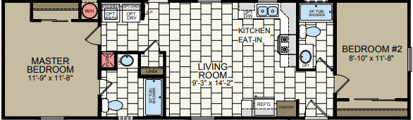 Sunrise SR1652 Floor Plan