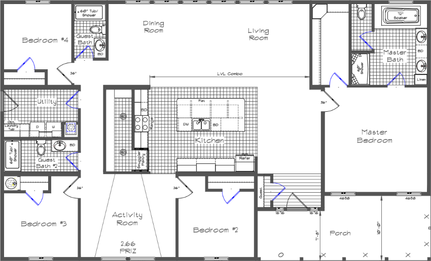 Pinehurst 2512 Floor Plan