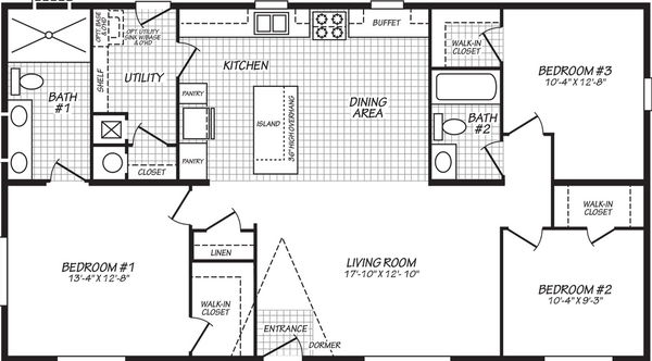 Eagle 28483c floor plan home features