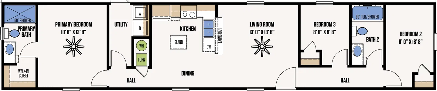 The beaumont floor plan home features