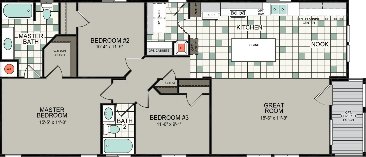 Kingsbrook KB-54 Floor Plan