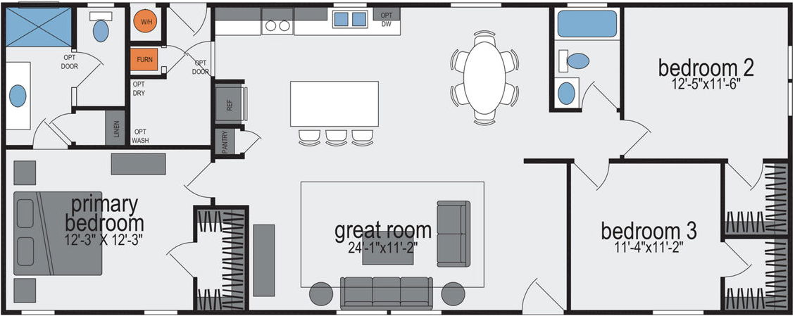 Skyliner-h100c floor plan home features