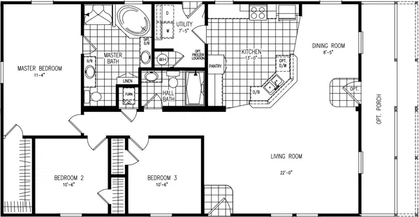 Corpus 5051 floor plan home features