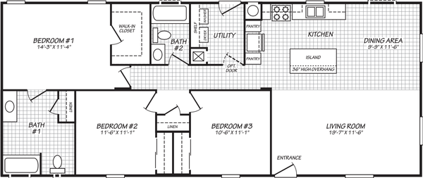 Canyon lake 24563l floor plan home features