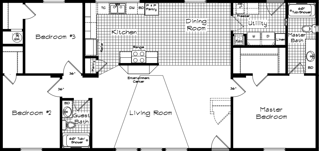 Pinehurst 2504 Floor Plan