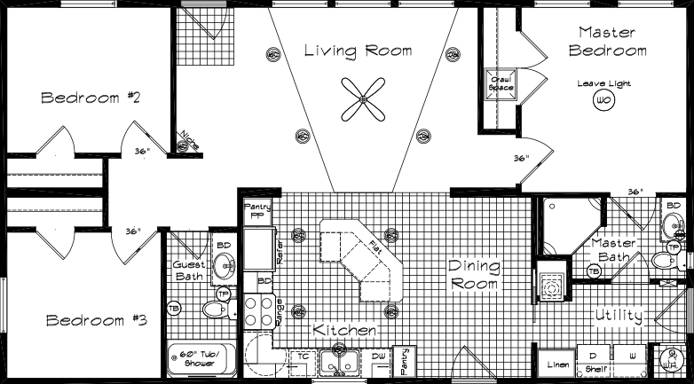 Pinehurst 2502 V2 Floor Plan