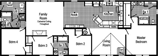 Astro creations modular 3am2039-p floor plan home features