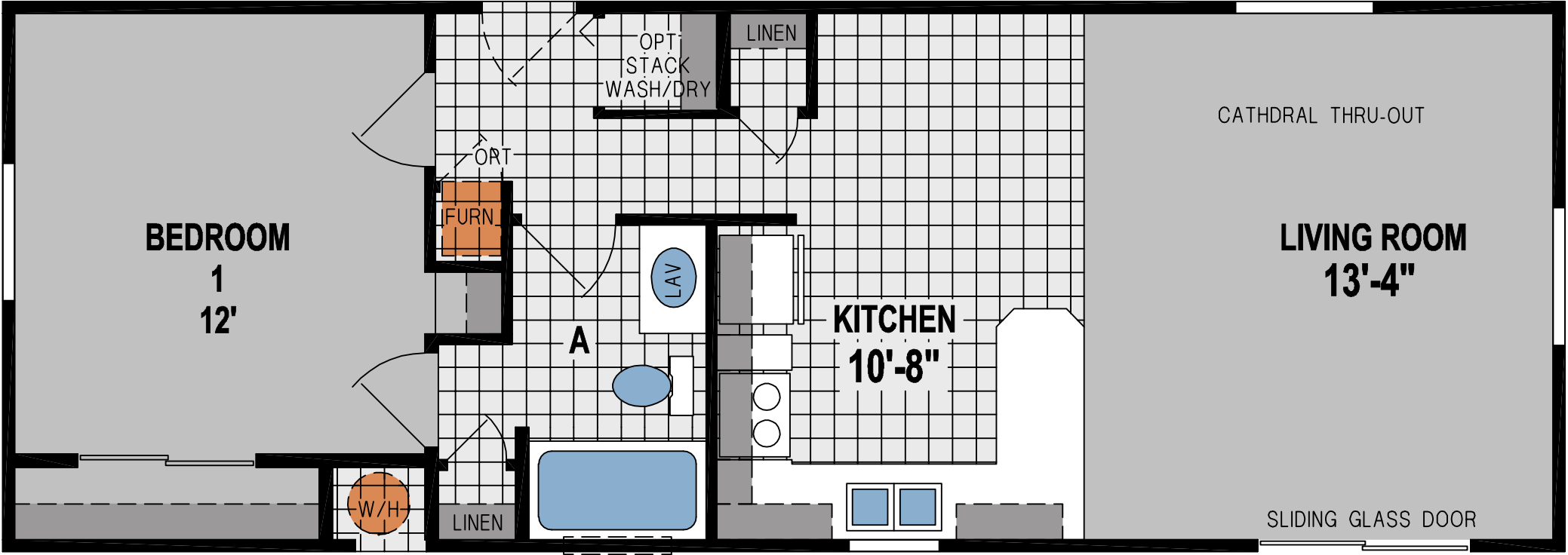 Amber Cove A500CT Floor Plan