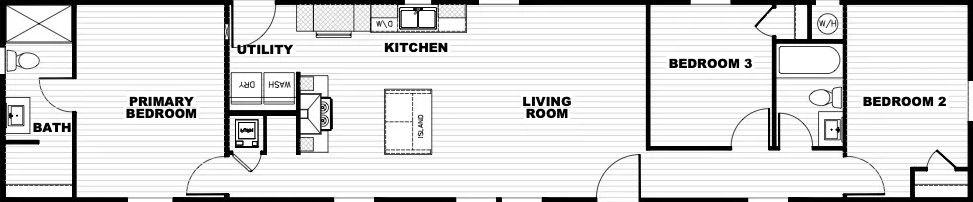 Move on up floor plan home features