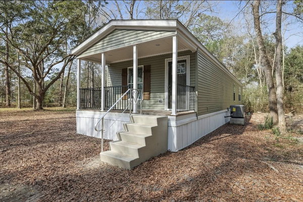 The simon hero, elevation, and exterior home features