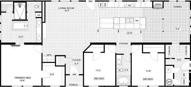 The anderson ii floor plan home features