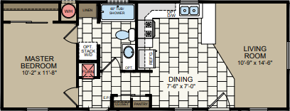 Sunrise SR1640 Floor Plan