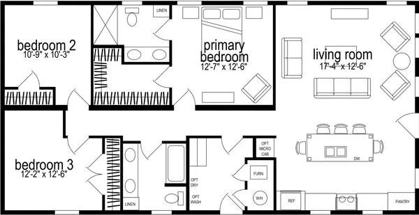 Skyliner 600 floor plan home features
