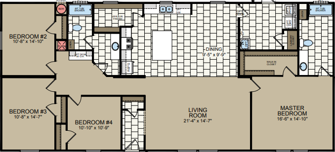 Sunrise SR3268 Floor Plan