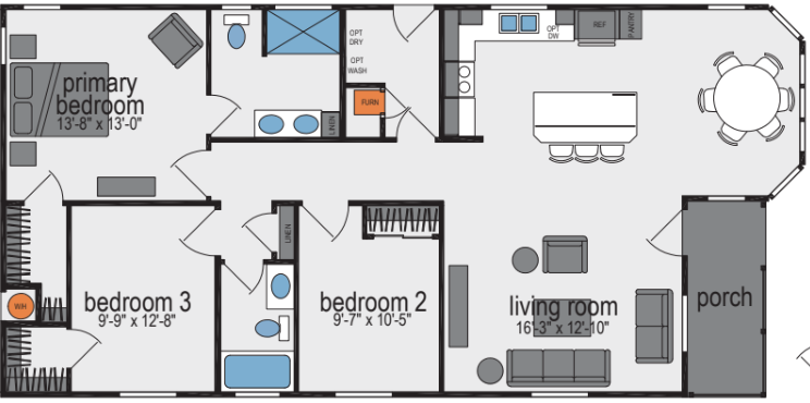 Sunset Ridge-K530H Floor Plan