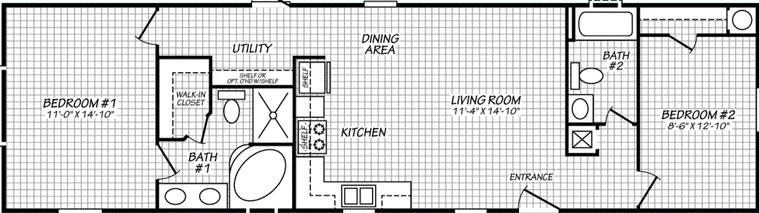 Pinnacle 16562p floor plan home features