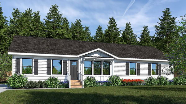 Yellowstone 42644a hero, elevation, and exterior home features