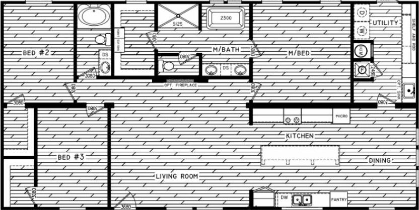 The shades creek floor plan home features