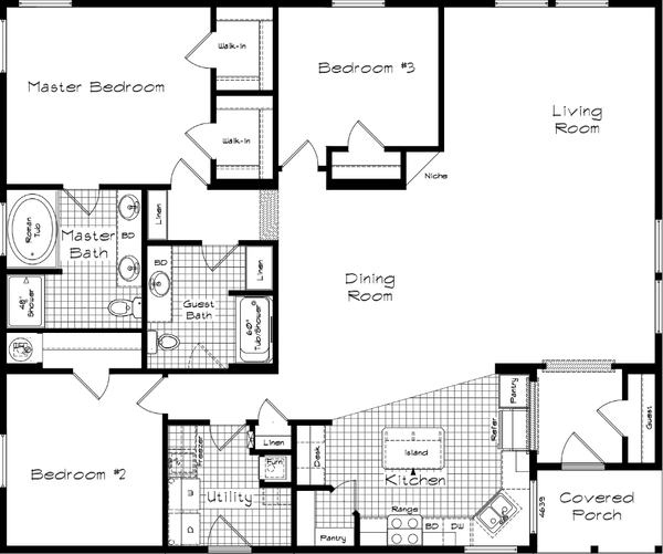 Cedar canyon 2060 floor plan home features