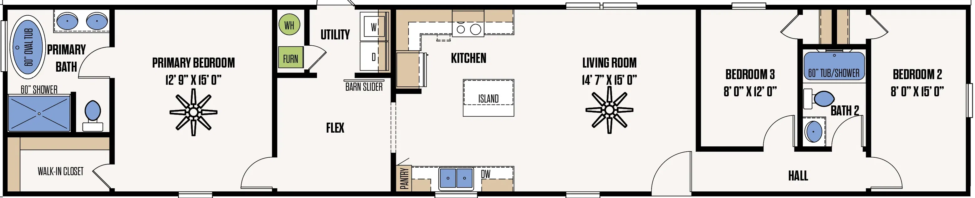 The pearland floor plan home features
