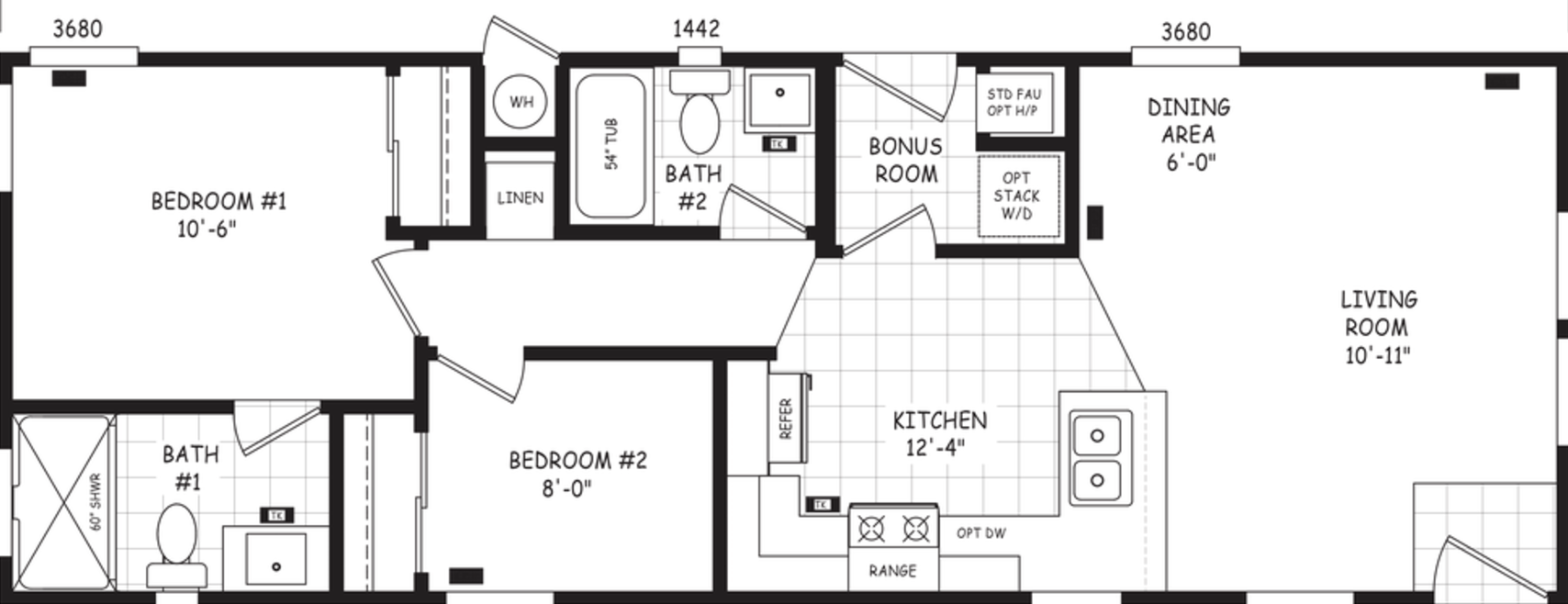 Encore 16442A Floor Plan