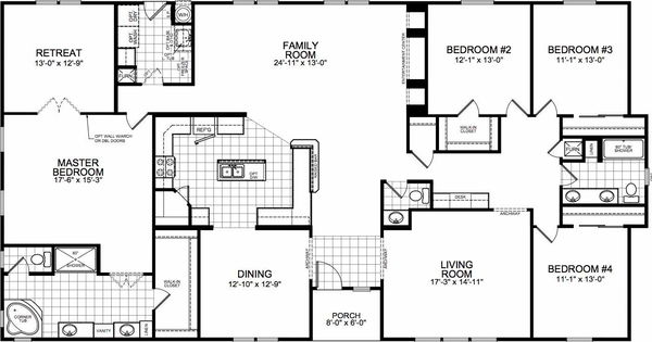 Dogwood floor plan home features