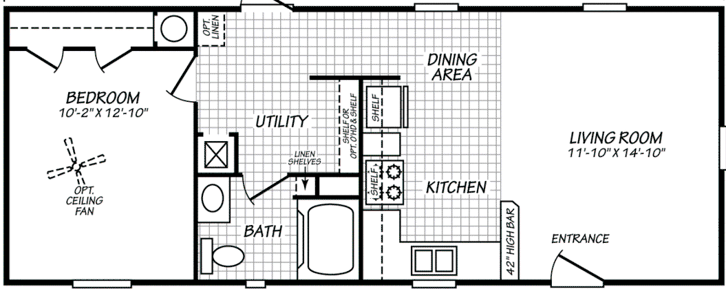 Pinnacle 16401p floor plan home features