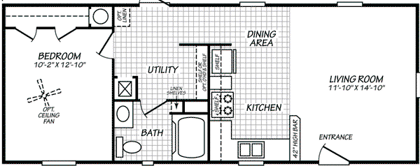 Pinnacle 16401p floor plan home features