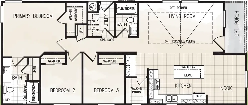 Fairpoint 24563d floor plan home features