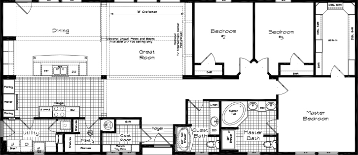 Grand Manor 6009-2 Floor Plan